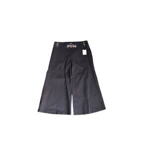 NWT PPlush Black Wide Leg Capris